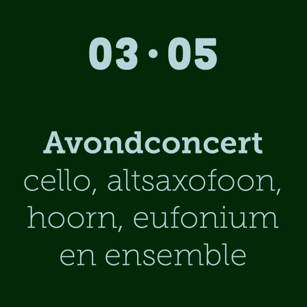 Avondconcert 03/05
